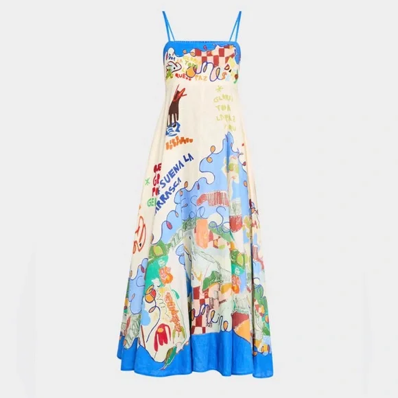 Alemais Nadia maxi linen Sundress - Picture 2 of 11